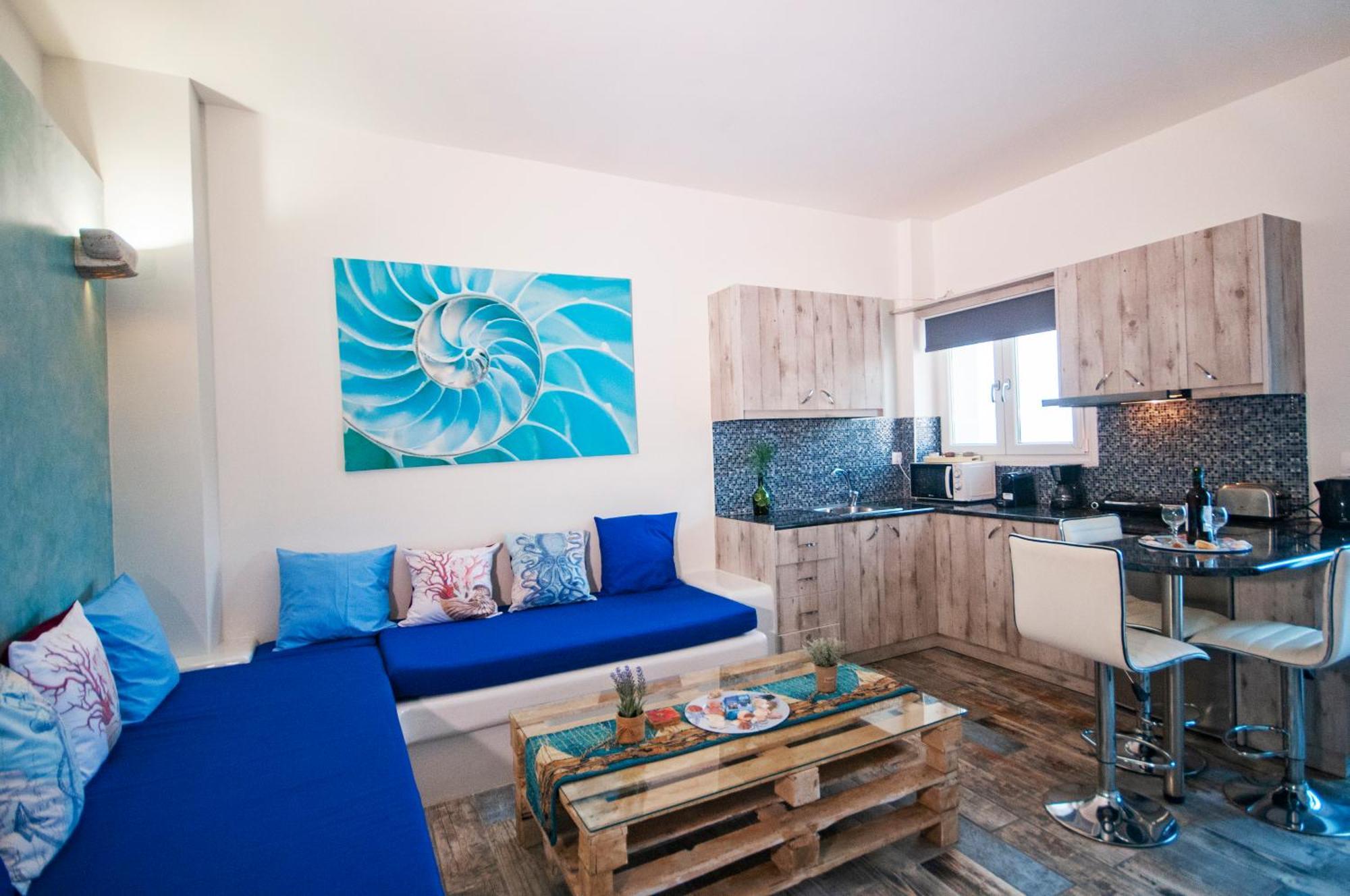 Appartamento Blue Dream - Santorini Kamári Esterno foto