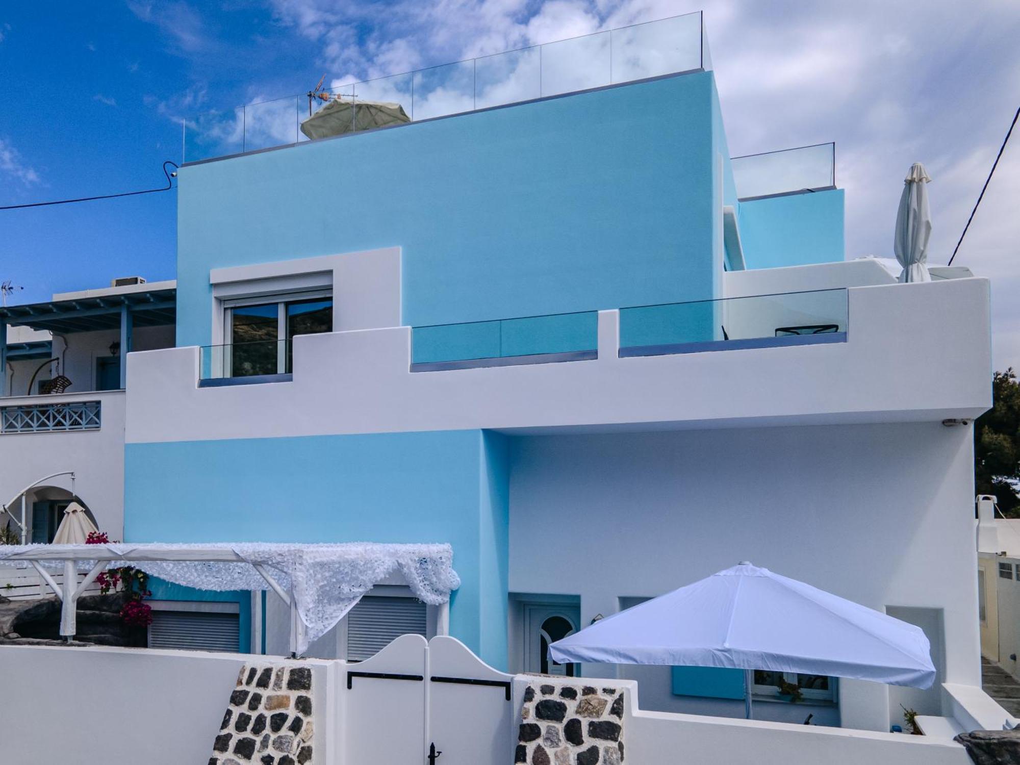 Appartamento Blue Dream - Santorini Kamári Esterno foto