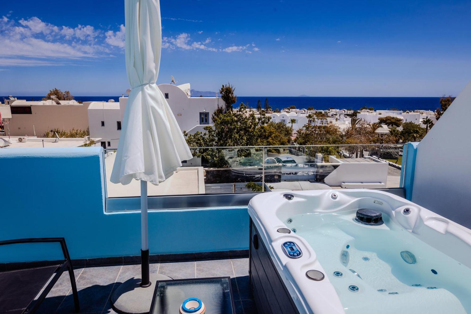 Appartamento Blue Dream - Santorini Kamári Esterno foto
